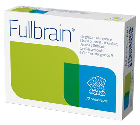 Integratore Fullbrain per memoria e cognitività, 30 compresse
