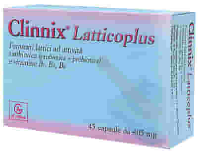 Integratore Clinderm Latticoplus fermenti lattici, 45 capsule