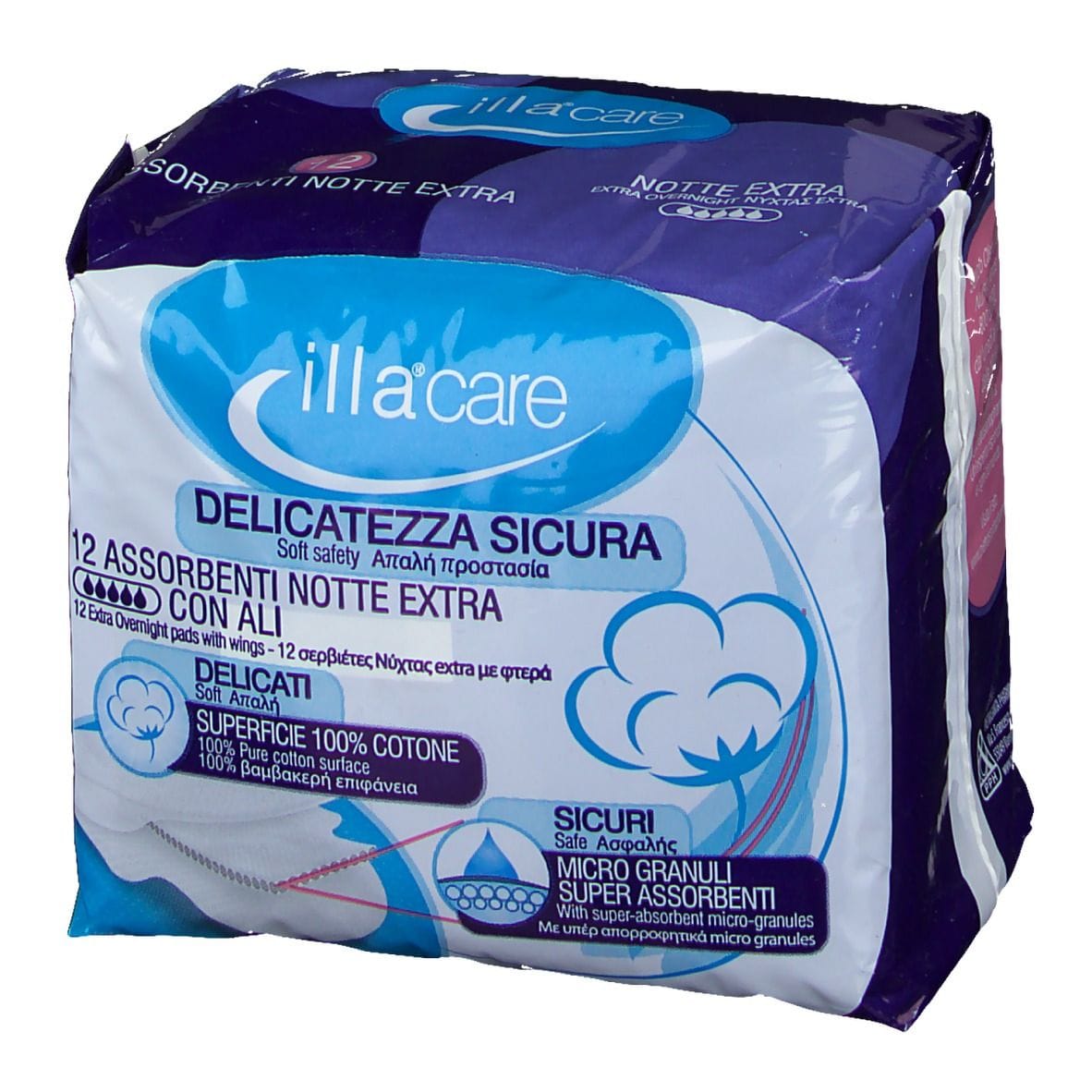 ILLA CARE ASSORBENTE NOTTE EXTRA 12 PEZZI