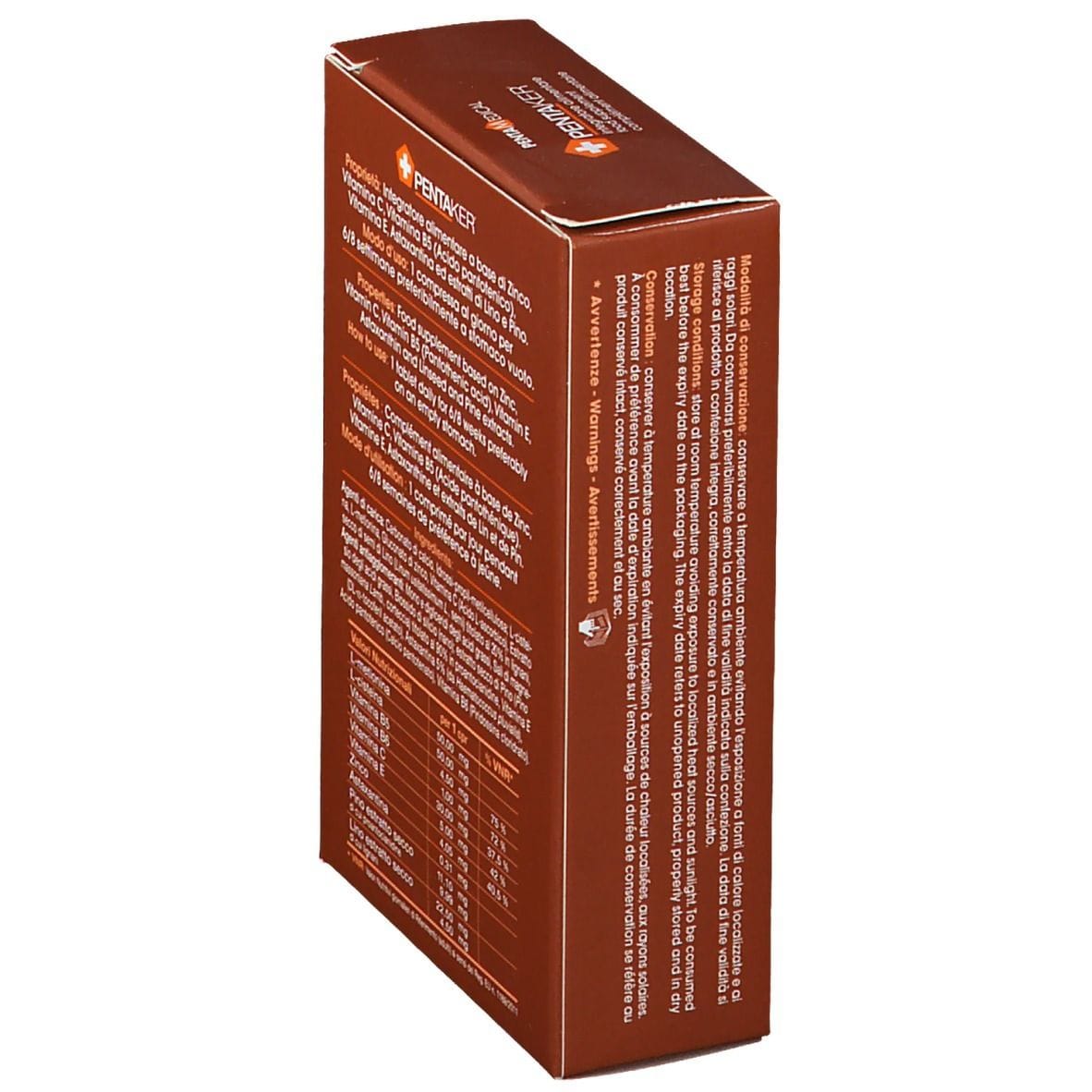 Integratore Pentaker per unghie e capelli, 30 compresse