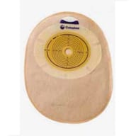 SACCA CHIUSA PER COLOSTOMIA SISTEMA MONOPEZZO SENSURA CONVEX LIGHT RICOPERTA IN TNT CON FORO RITAGLIABILE 15/43MM CAPACITA' SACCA 340ML MISURA MIDI 10 PEZZI