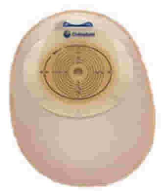 SACCA CHIUSA PER COLOSTOMIA SISTEMA MONOPEZZO SENSURA CONVEX LIGHT RICOPERTA IN TNT CON FORO RITAGLIABILE 15/43MM CAPACITA' SACCA 650ML MISURA MAXI 10 PEZZI