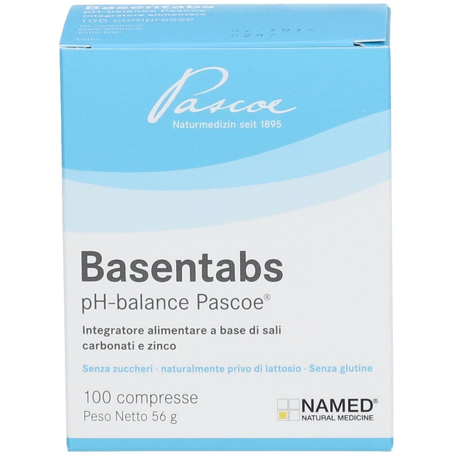 Integratore Basentabs Pascoe sali alcalini, 100 compresse