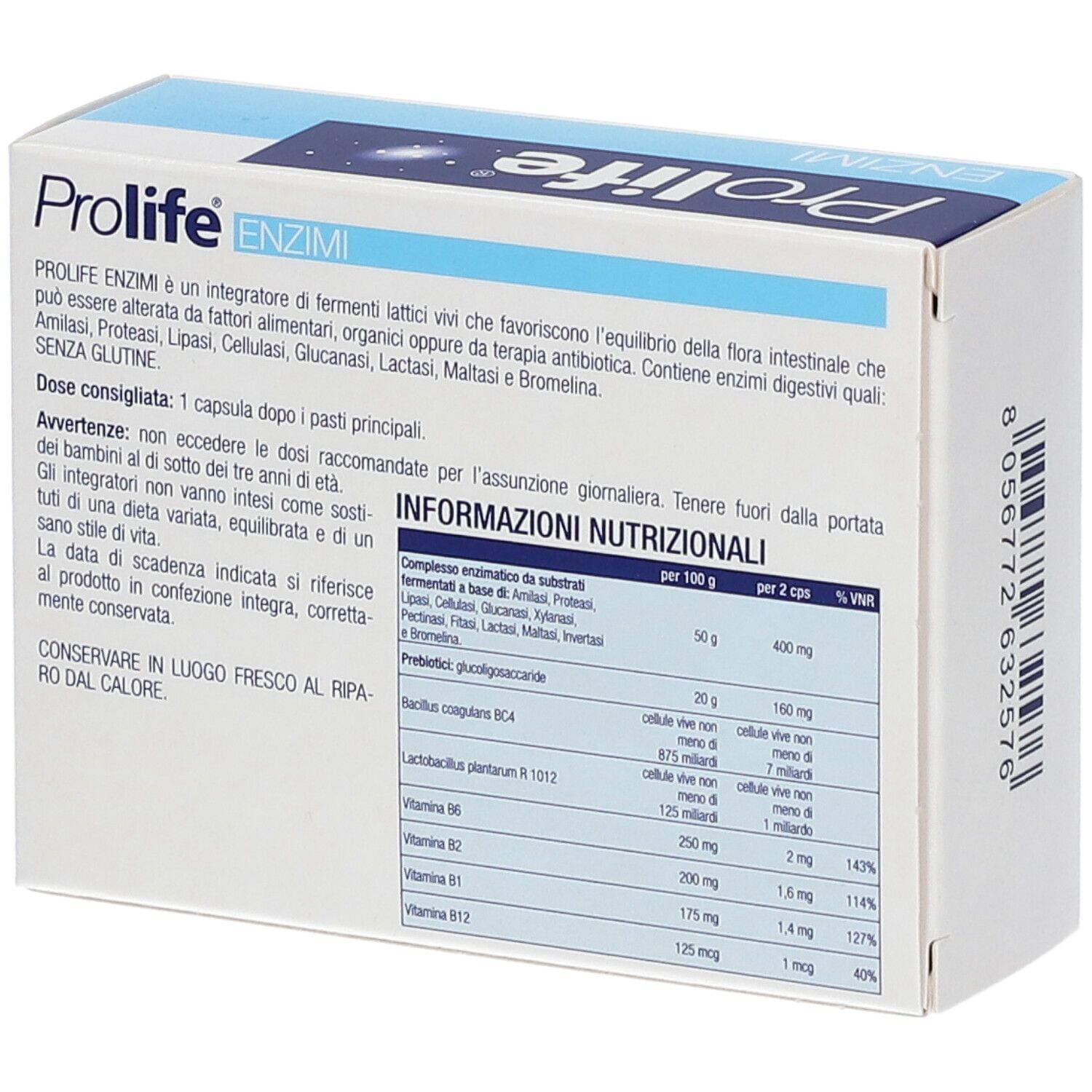 PROLIFE ENZIMI 30 CAPSULE