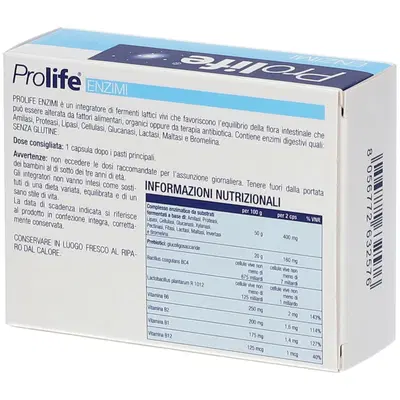 PROLIFE ENZIMI 30 CAPSULE PROLIFE ENZIMI 30 CAPSULE