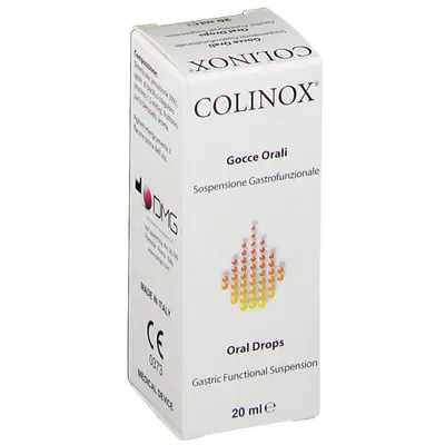 COLINOX SOSPENSIONE GASTROFUNZIONALE GOCCE OROSOLUBILI TRATTAMENTO METEORISMO AEROFAGIA COLICHE GASSOSE 20 ML COLINOX SOSPENSIONE GASTROFUNZIONALE GOCCE OROSOLUBILI TRATTAMENTO METEORISMO AEROFAGIA COLICHE GASSOSE 20 ML