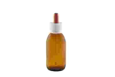 FLACONE VETRO 125 ML CODICE 21SF + CONTAGOCCIA A SIGILLO 10 PEZZI