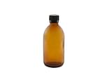 FLACONE VETRO 500 ML + TAPPO SIG 5 PEZZI