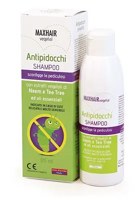 MAXHAIR VEGETAL SHAMPOO PIDOCCHI 125 ML MAXHAIR VEGETAL SHAMPOO PIDOCCHI 125 ML