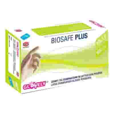 Guanti in Lattice con Polvere Biosafe PLUS Taglia L, 100 Pezzi