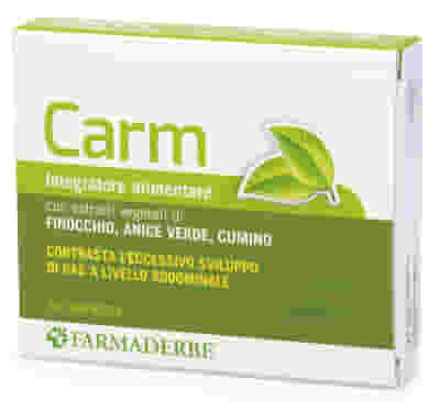 Integratore CARM Farmaderbe 30 compresse contro gonfiori