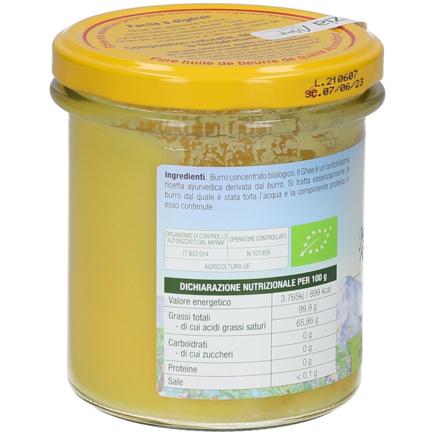 GHEE BIO BURRO CHIARIFICATO 220 G