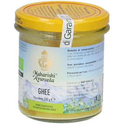 GHEE BIO BURRO CHIARIFICATO 220 G GHEE BIO BURRO CHIARIFICATO 220 G