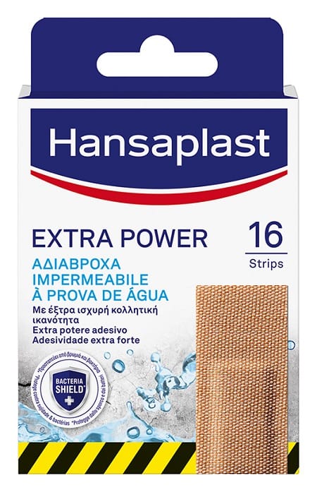 Cerotti Hansaplast Extra Power resistenti, 16 pezzi 22x76mm