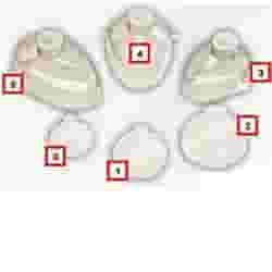 Maschera in Silicone per Ventilazione Taglia 2