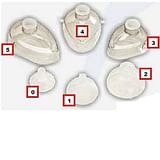 MASCHERA SILICONE VENTILAZIONE 4