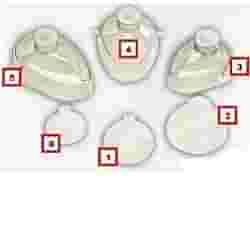 MASCHERA SILICONE VENTILAZIONE 4