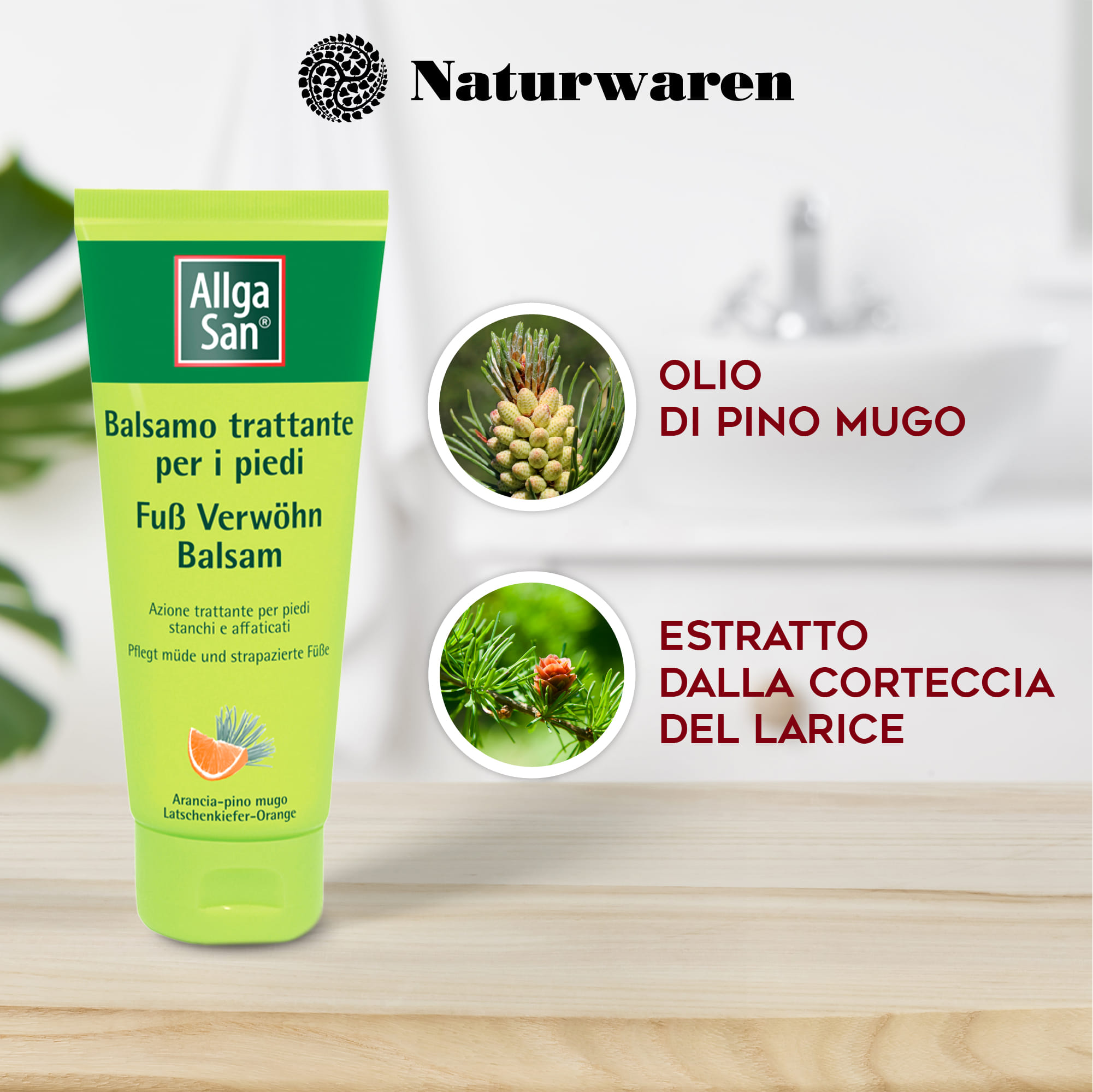 Balsamo Allgasan per Piedi Stanchi e Affaticati, 100ml