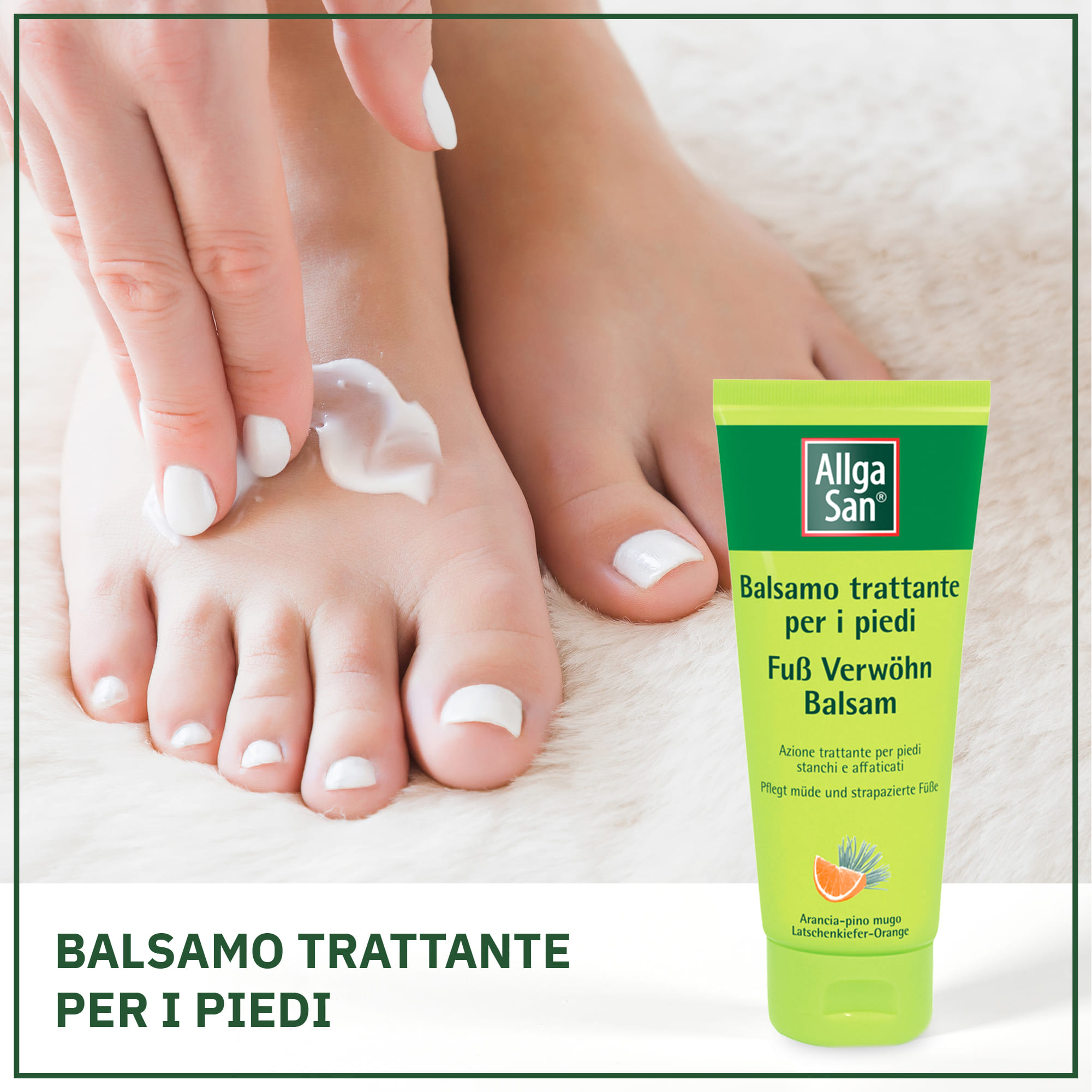 Balsamo Allgasan per Piedi Stanchi e Affaticati, 100ml