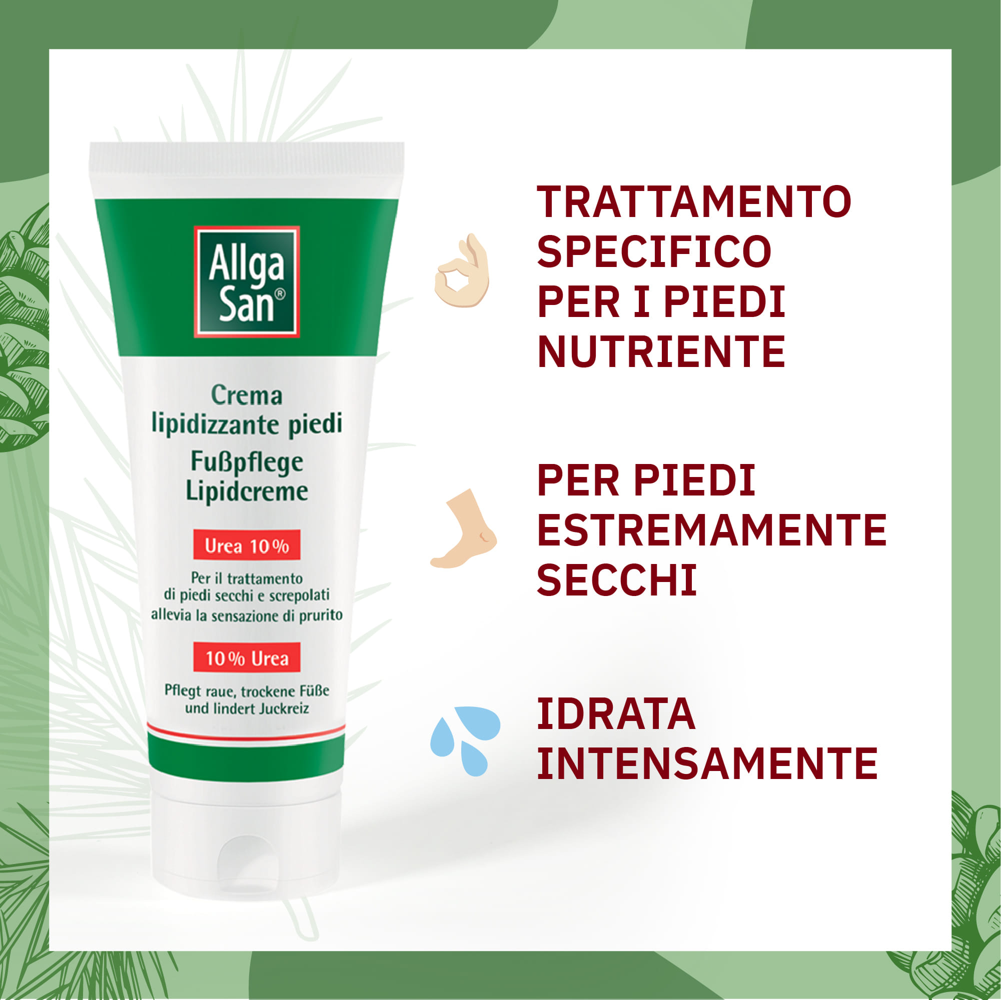 ALLGASAN CREMA LIPIDIZZANTE PIEDI 100 ML