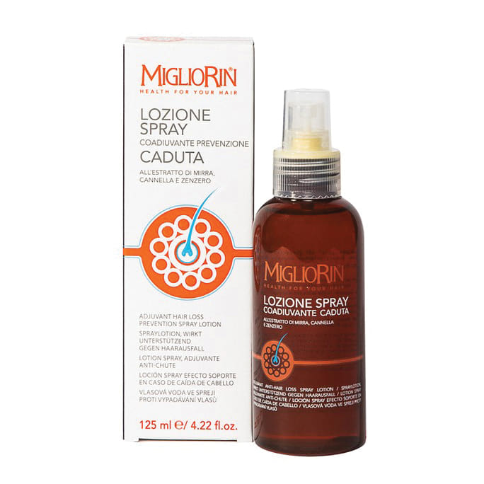 Lozione spray Migliorin Hair anticaduta senza alcol 125ml