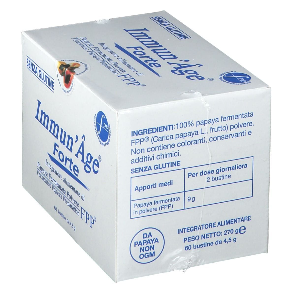 Integratore Immun'Age Forte alla papaya fermentata, 60 bustine