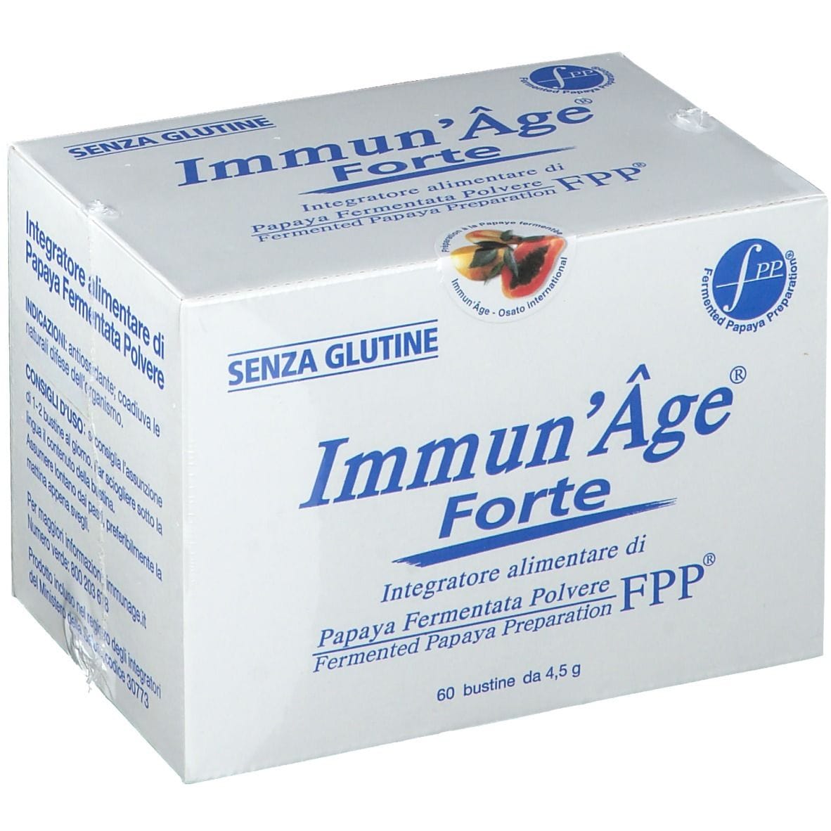 Integratore Immun'Age Forte alla papaya fermentata, 60 bustine