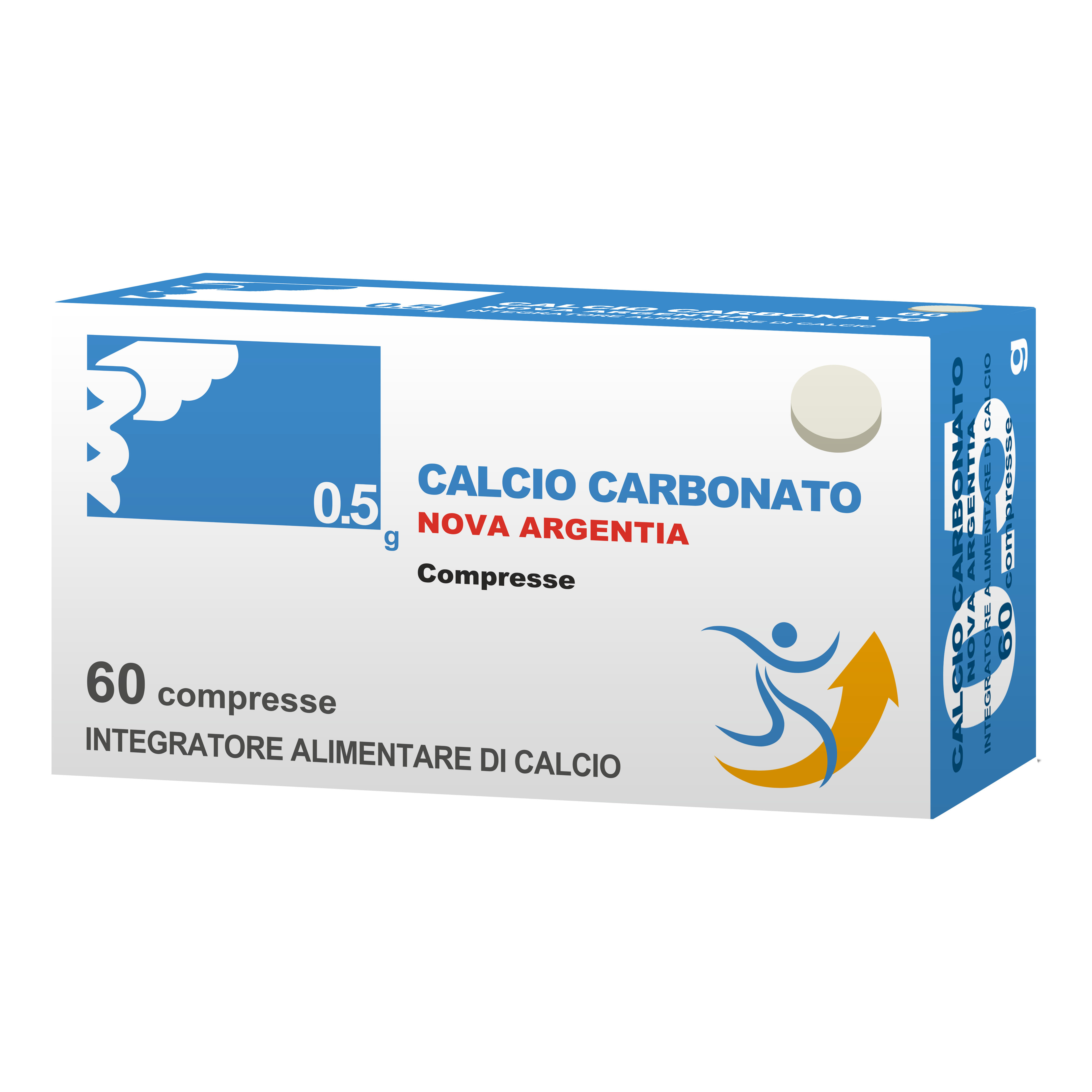 NOVA ARGENTIA CALCIO CARBONATO 60 COMPRESSE
