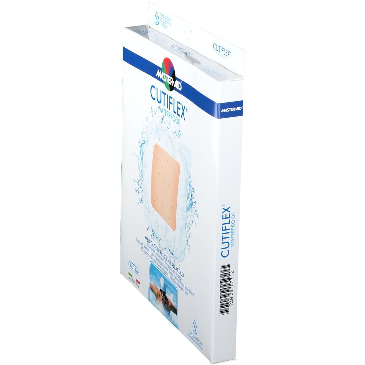 MEDICAZIONE ADESIVA IMPERMEABILE TRASPARENTE MASTER-AID CUTIFLEXMED 14X14 CM 5 PEZZI
