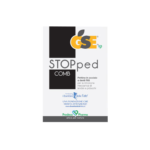 Pettine anti-pidocchi GSE Stopped Comb in acciaio inossidabile
