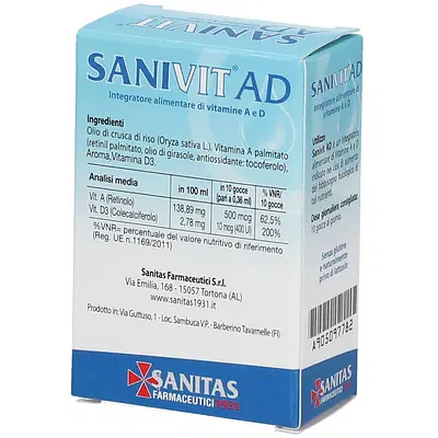 SANIVIT AD GOCCE 10 ML SANIVIT AD GOCCE 10 ML