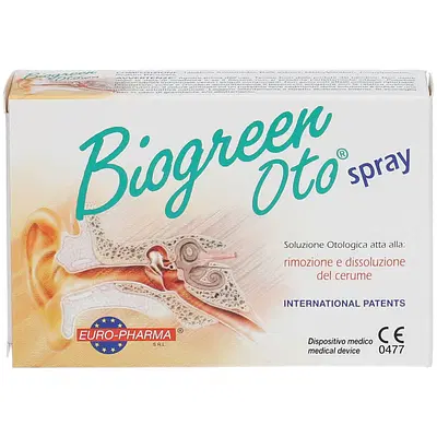 SOLUZIONE OTOLOGICA BIOGREEN OTO SPRAY RIMOZIONE E DISSOLUZIONE CERUME 13 ML SOLUZIONE OTOLOGICA BIOGREEN OTO SPRAY RIMOZIONE E DISSOLUZIONE CERUME 13 ML