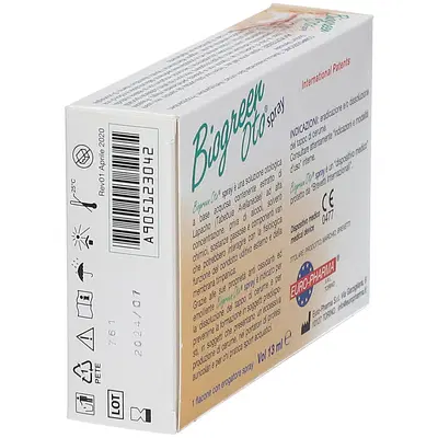 SOLUZIONE OTOLOGICA BIOGREEN OTO SPRAY RIMOZIONE E DISSOLUZIONE CERUME 13 ML SOLUZIONE OTOLOGICA BIOGREEN OTO SPRAY RIMOZIONE E DISSOLUZIONE CERUME 13 ML