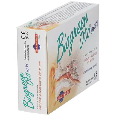 SOLUZIONE OTOLOGICA BIOGREEN OTO SPRAY RIMOZIONE E DISSOLUZIONE CERUME 13 ML SOLUZIONE OTOLOGICA BIOGREEN OTO SPRAY RIMOZIONE E DISSOLUZIONE CERUME 13 ML
