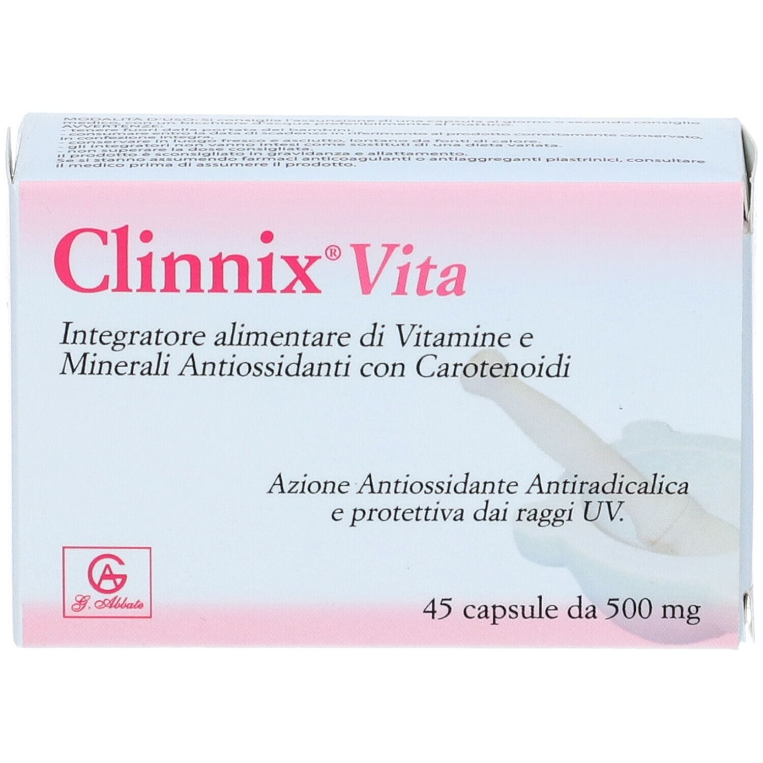 Integratore Clinnix Vita antiossidante, 45 capsule