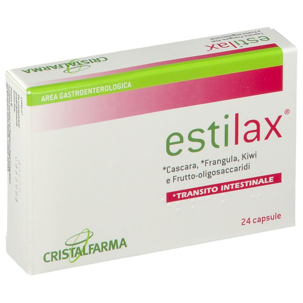 Integratore Estilax per il transito intestinale, 24 capsule