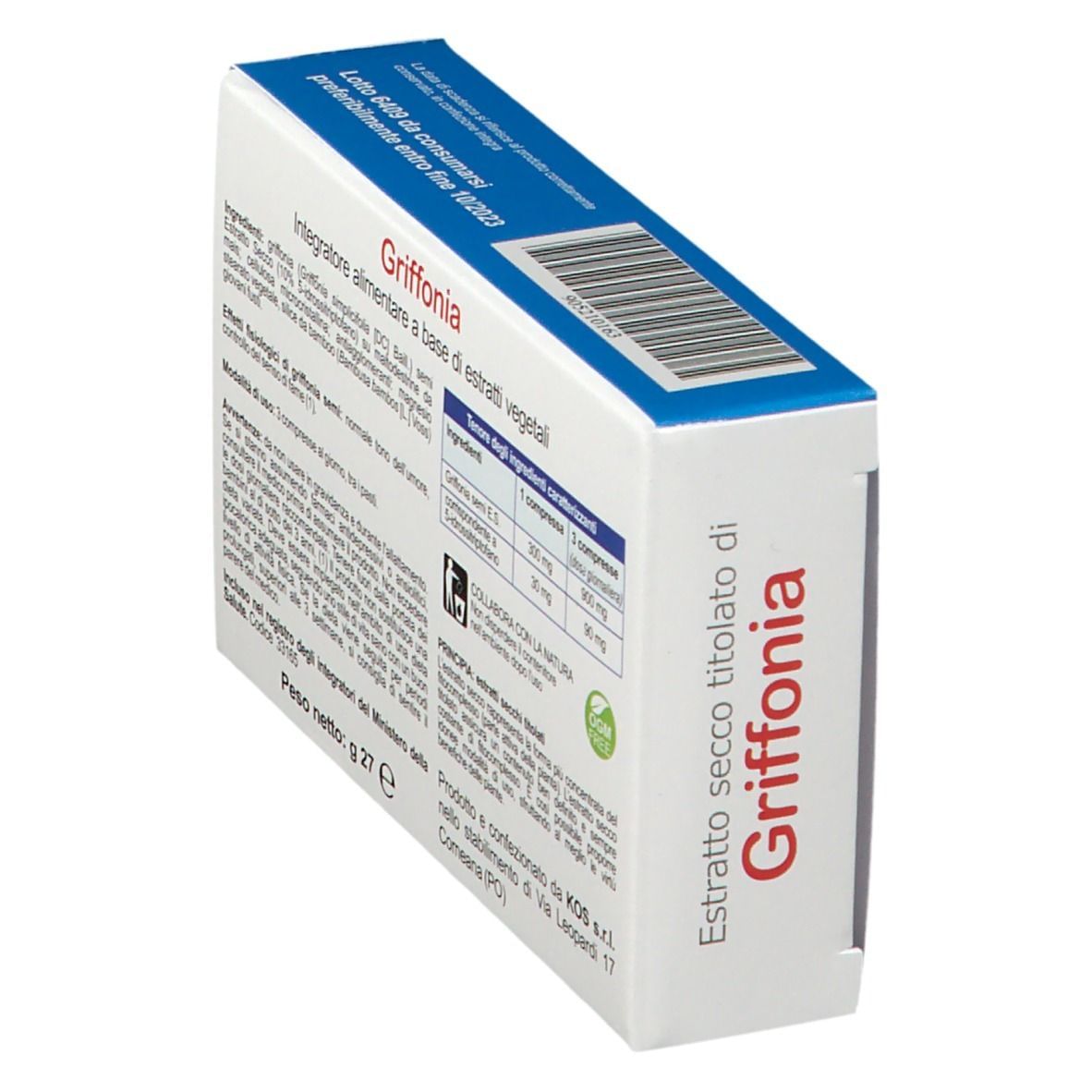 GRIFFONIA ESTRATTO SECCO 60 COMPRESSE