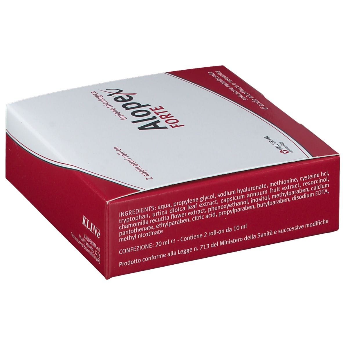 ALOPEX FORTE LOZIONE RUBEFACENTE 2 ROLL ON 20 ML