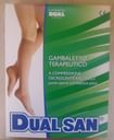 GAMBALETTO TERAPEUTICO DUALSAN A COMPRESSIONE DECRESCENTE KKL2 PUNTA APERTA BEIGE UNISEX 5 1 PAIO