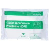 Guanti monouso in polietilene Protouch, 100 pezzi latex free