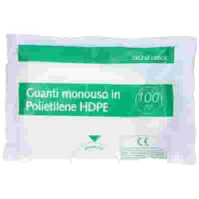Guanti monouso in polietilene Protouch, 100 pezzi latex free