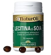 Integratore Naturoli Lecitina di Soia, 70 softgel