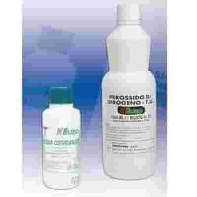 PEROSSIDO DI IDROGENO STABILIZZATO A 10 VOLUMI FU EDIZIONE VIGENTE USO ESTERNO 200 ML FLACONE SERIGRAFATO