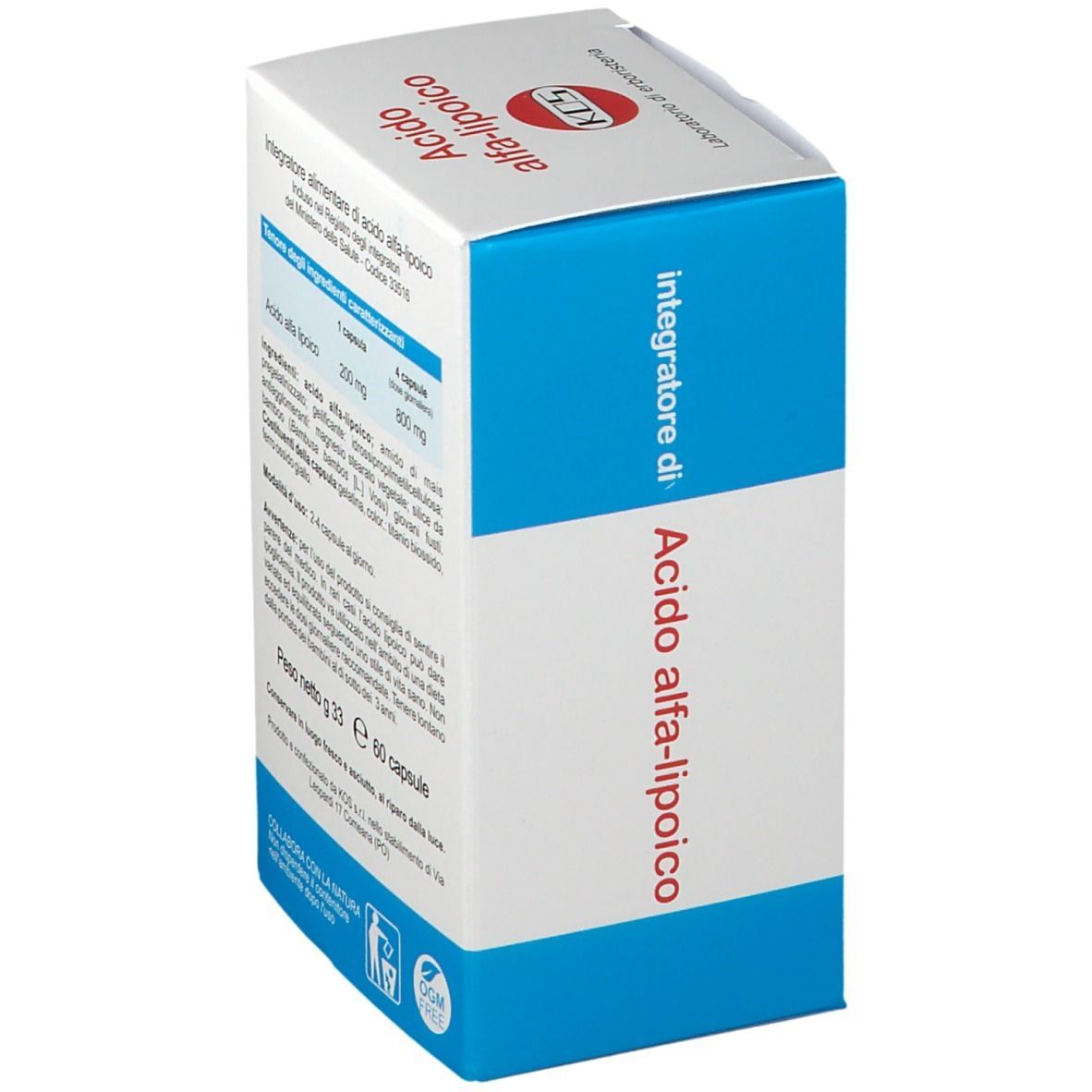 KOS ACIDO ALFA LIPOICO 60 CAPSULE