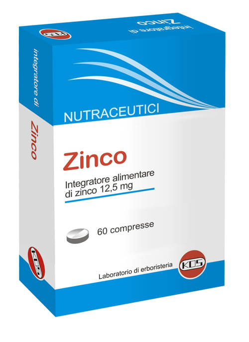 Integratore KOS Zinco 60 compresse per pelle e difese