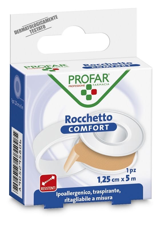 CEROTTO ROCCHETTO IN TELA COMFORT CM 1,25X5 M PROFAR