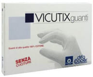 Guanto dermatologico Vicutix Small in cotone, taglia S
