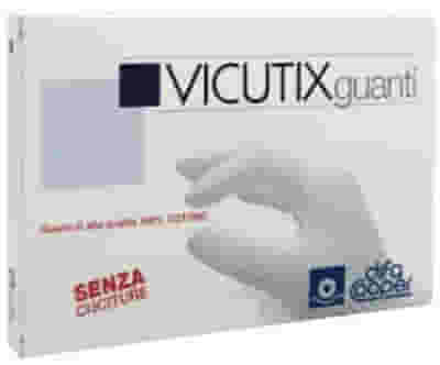 Guanto dermatologico Vicutix Small in cotone, taglia S