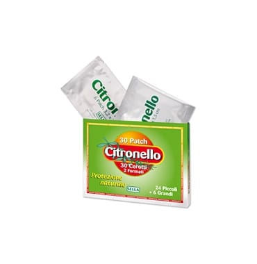 Cerotti antizanzare Sella alla citronella, 30 pezzi