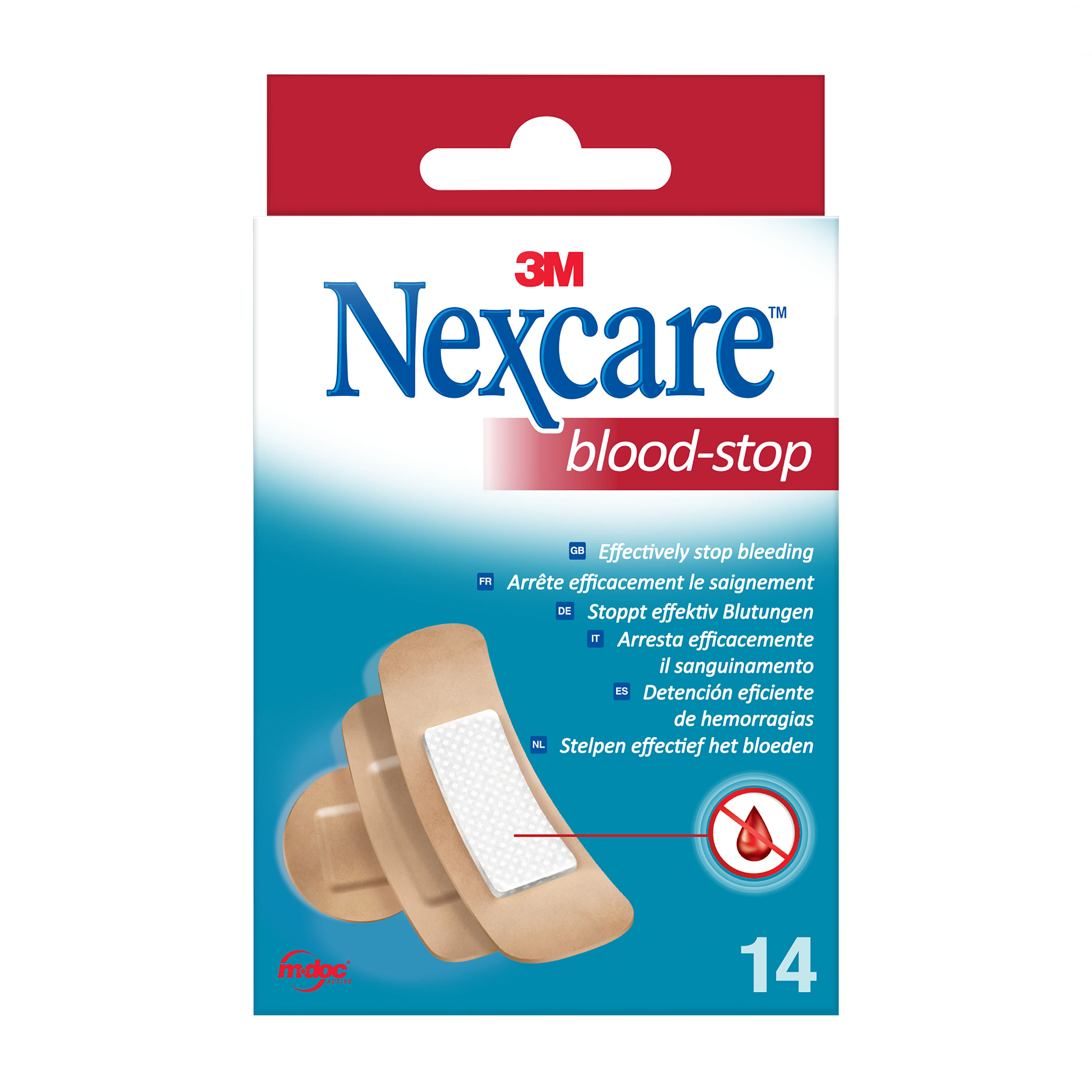 Cerotto Nexcare Preparato Emostatici Nexcare Blood Stop 14 Pezzi